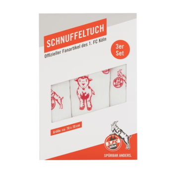 1. FC Köln - Schnuffeltuch 3er Set